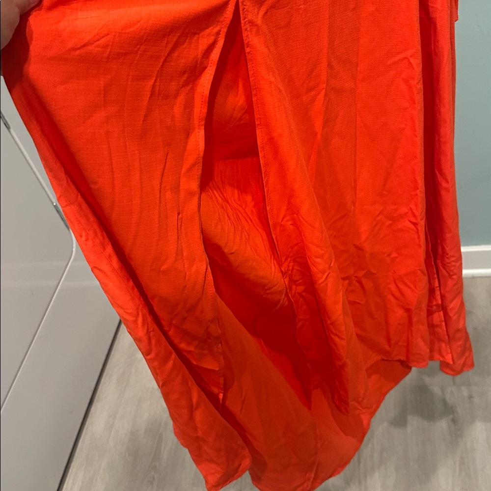 Elegant orange Evening Gown - Picture 3 of 7